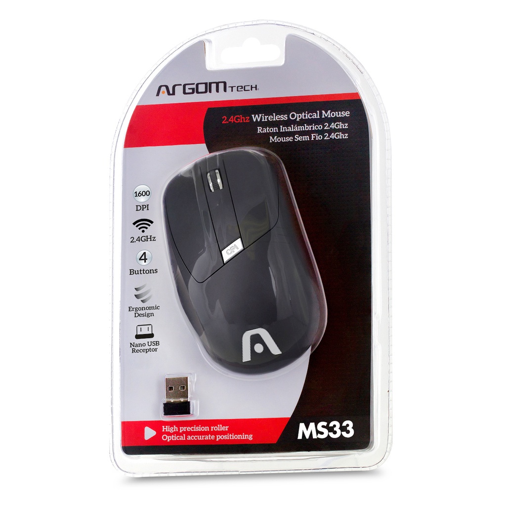 Mouse Optico 2.4Ghz Inalambrico