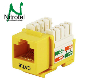 Nitrotel Keystone Jack Cat6e Certificado