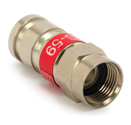  Rg59 Threadable Female Compression Connector