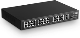 [F2703GS] Switch 24 Ptos Poe+ 10/100 + 2 Giga + 1 SFP